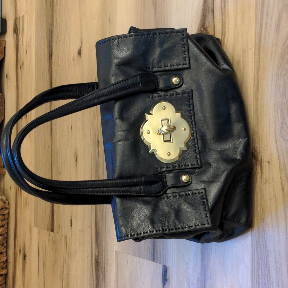 Amazing Cynthia Rowley Handbag Black Leather